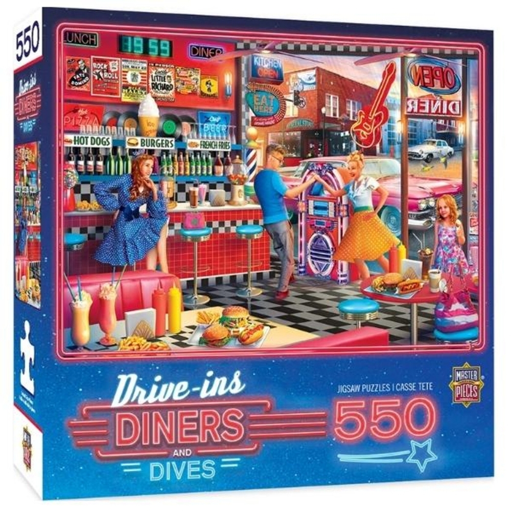 Masterpieces USA Diner 550 Piece Jigsaw Puzzle